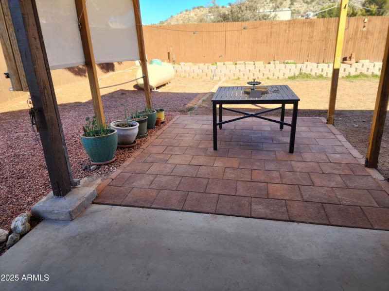 4580 E Steven Way back porch pavers
