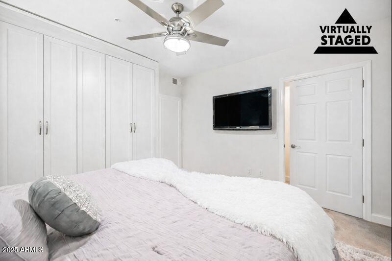 Virtually Staged Secondary Bedroom