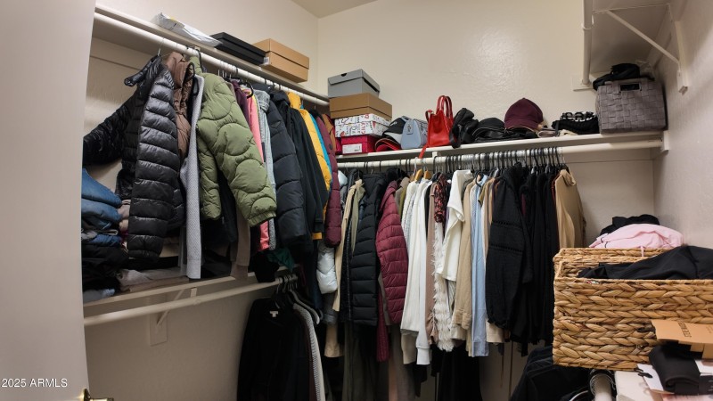 Primary Walk in closet