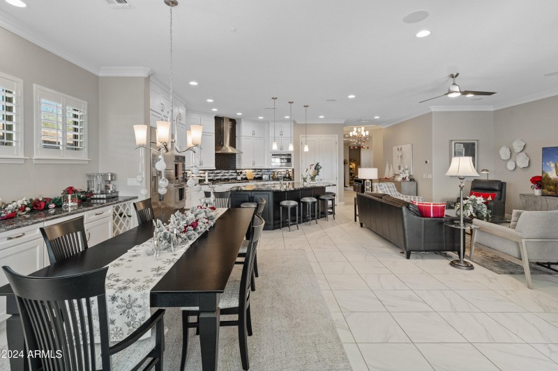 Dining, kitchen, Great room space