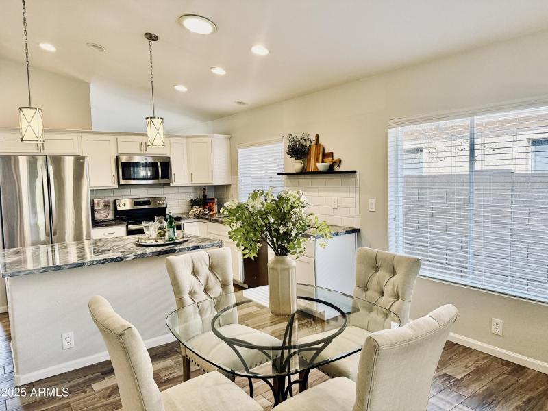 Open Kitchen & Dining Area