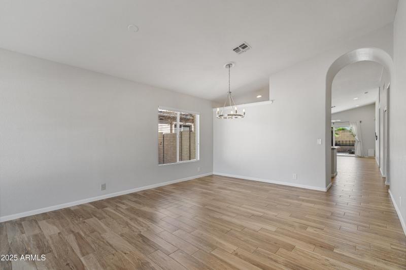 Open Dining & Hallway View