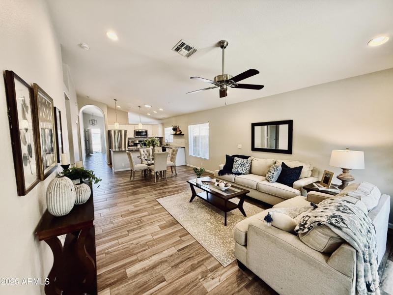 Living Room to Kitchen View