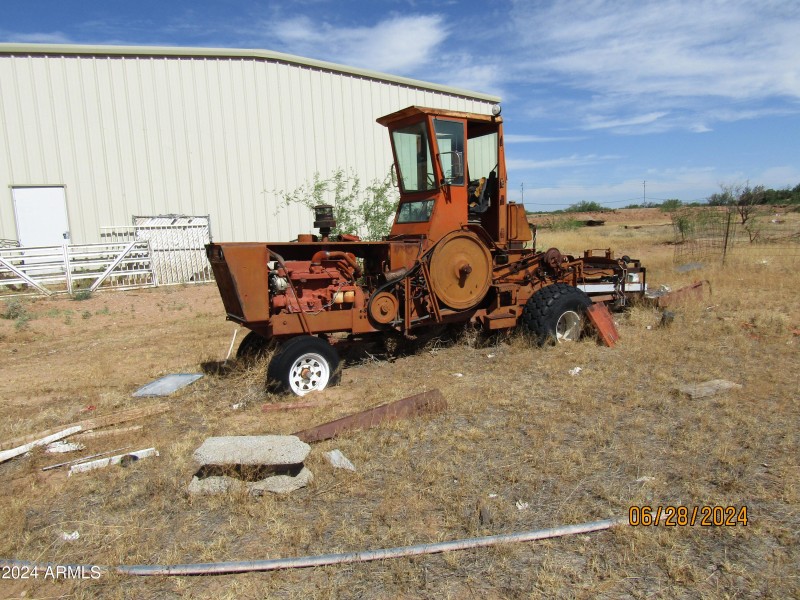 Early hay bailer included