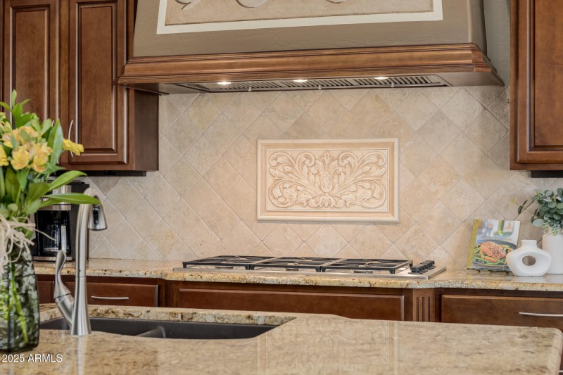 6 burner gas cooktop