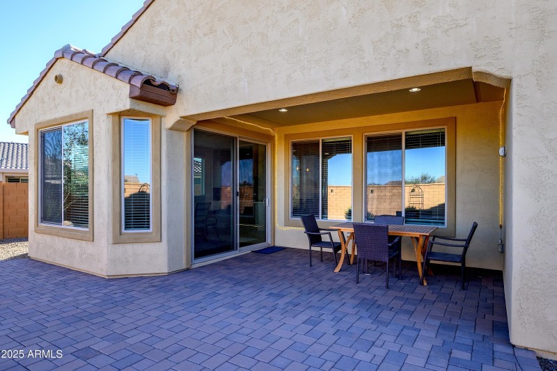Shaded Patio in Afternoon