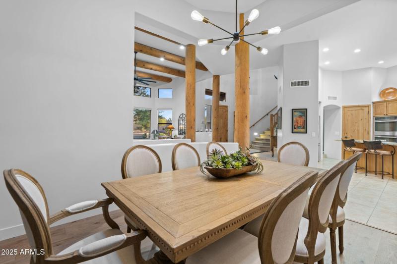 Dining Room Open to Kitchen