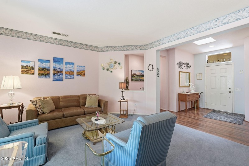 Entry and Living room