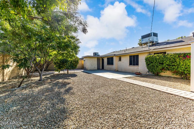 2221 N 71st St Rear Patio & Yard