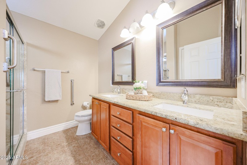 Primary Bathroom with Double Sinks