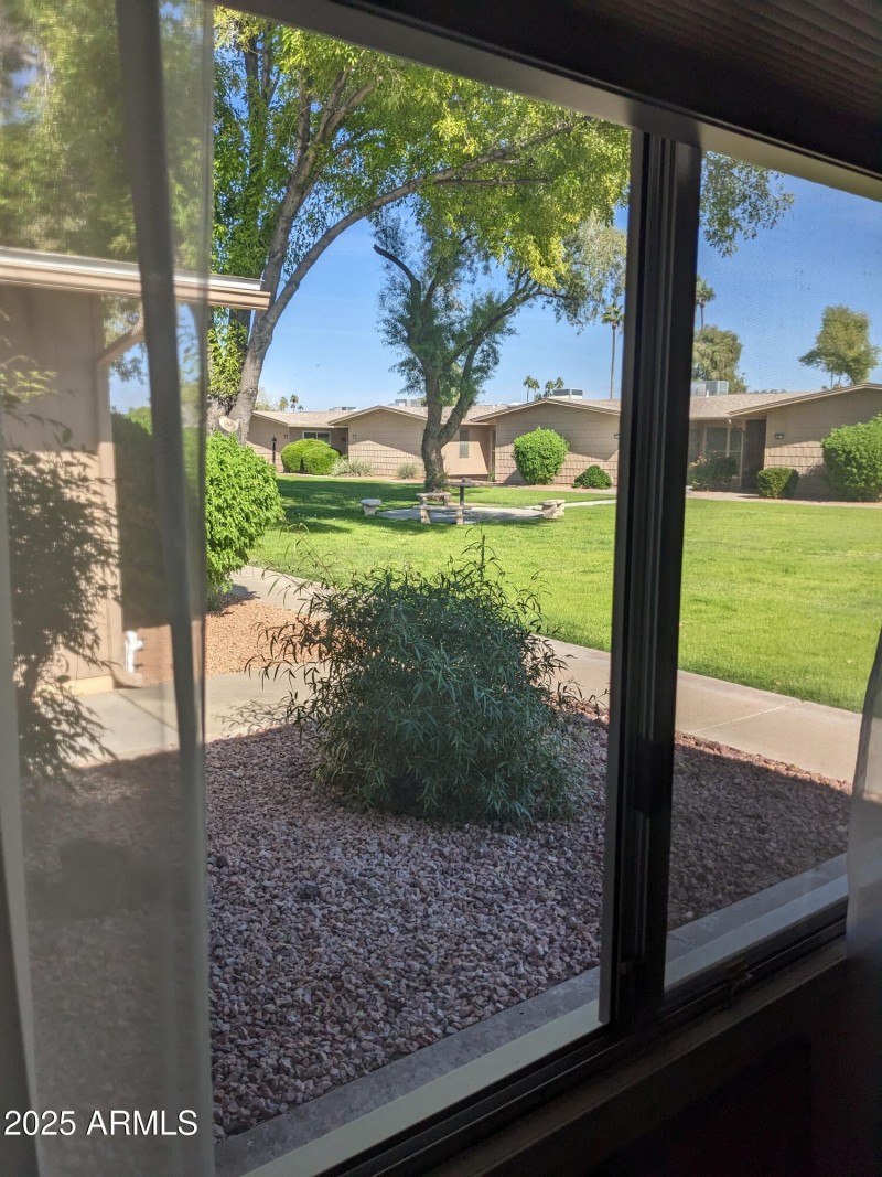 OUTLOOK OF FRONT COURTYARD