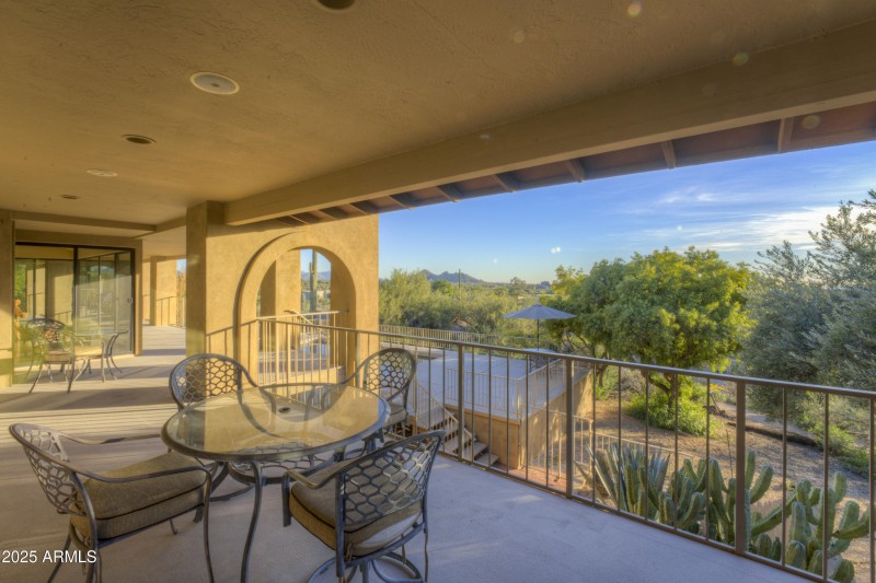 Deck off Kitchen View