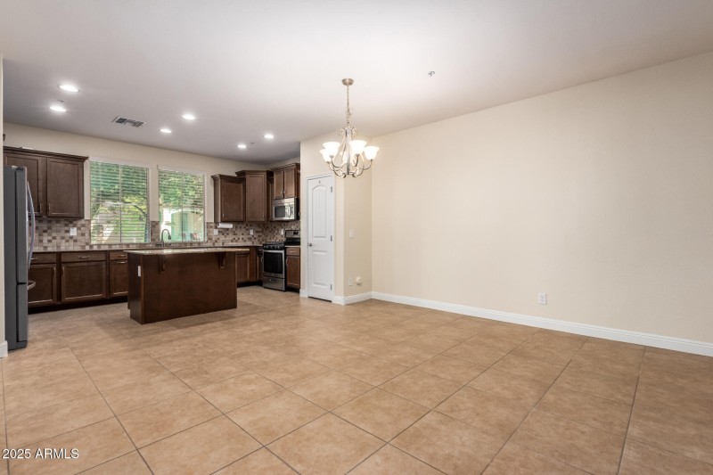 Great room and kitchen