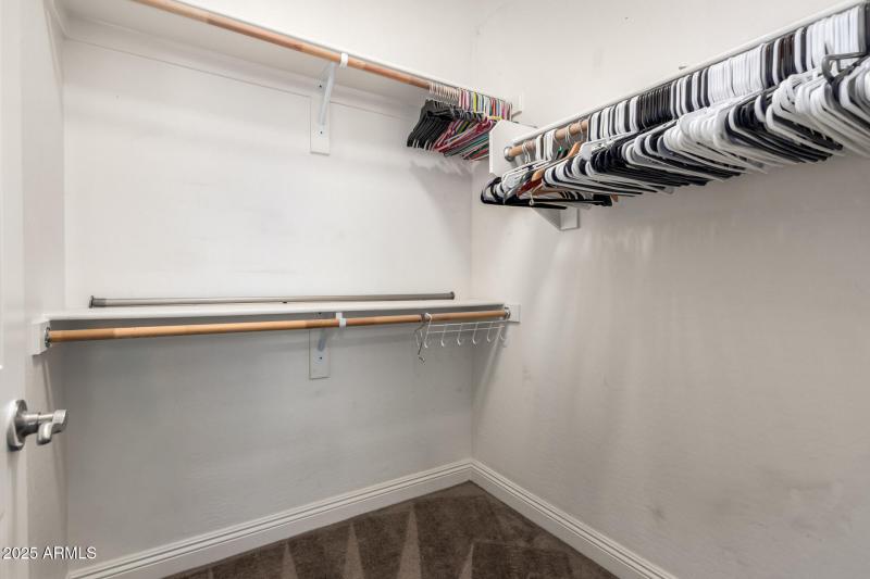 Downstairs bedroom 4 - walk in closet