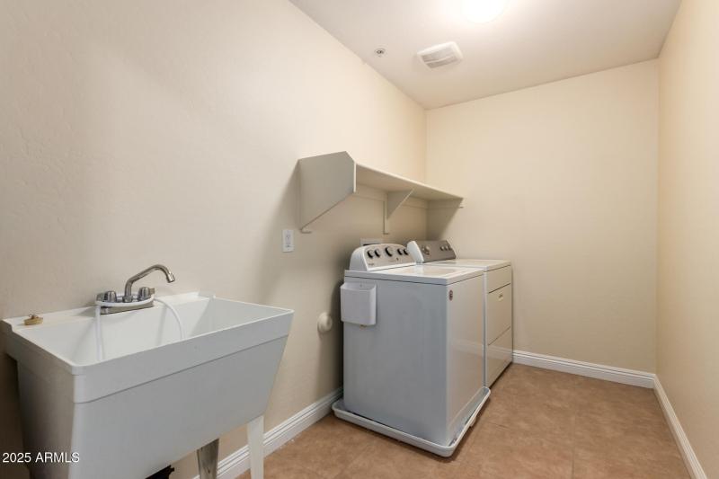 Laundry room - includes washer & dryer