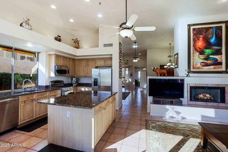 Kitchen and Family Room