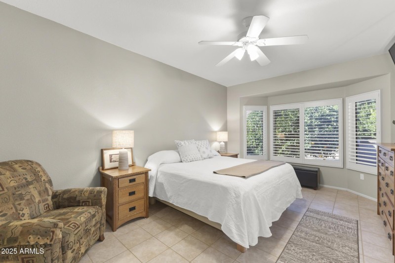 Bay Window in Main Bedroom