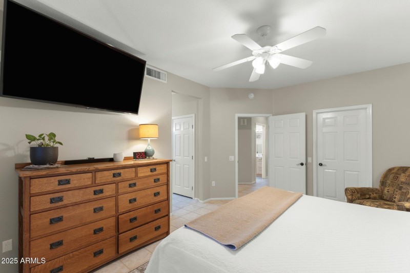 MainBedroom with Entry to Main Bath