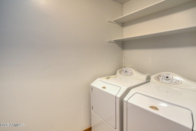 Laundry room with storage