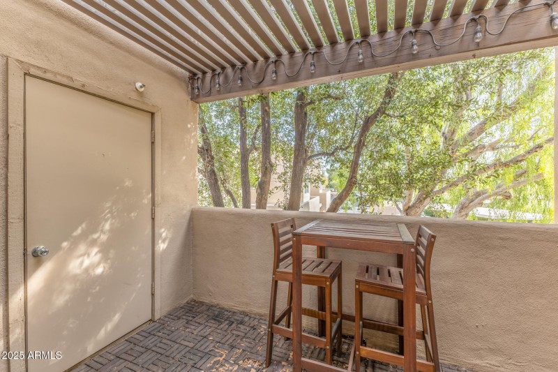 Balcony Patio and Storage