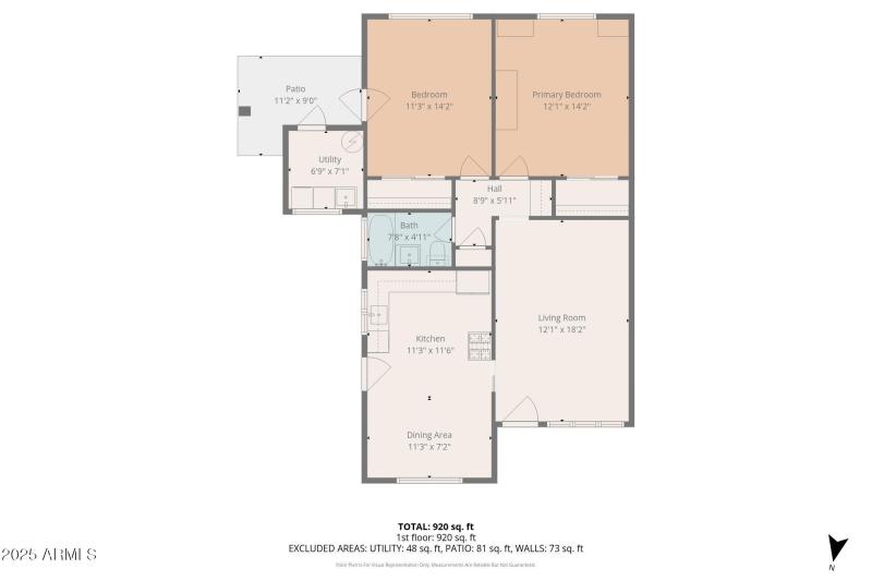 Floor Plan: 2343 E. Earll Dr.