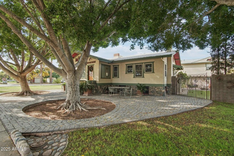 Views of the front of the home