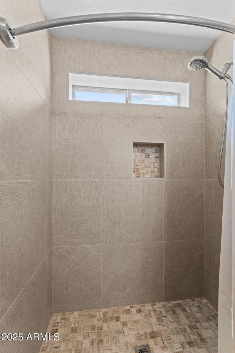 Updated, no step shower