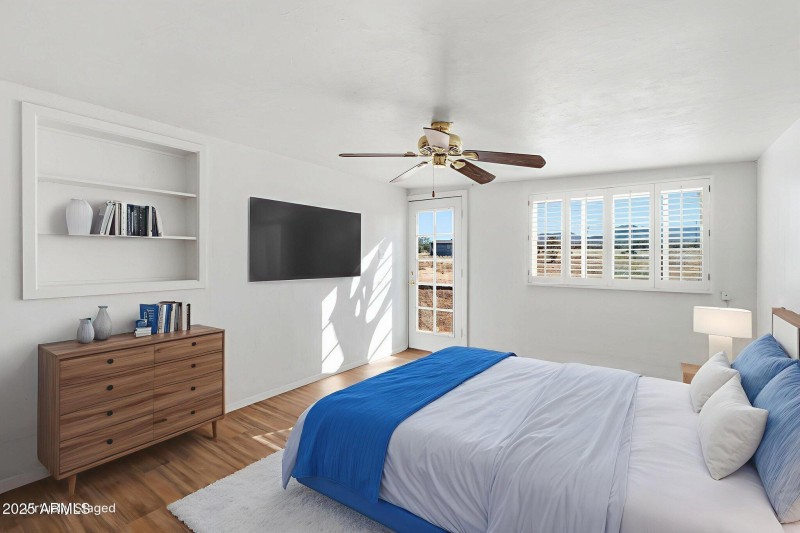 Virtually Staged Bedroom 1