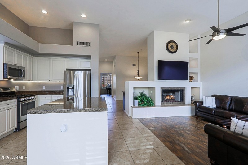 Kitchen and Family Room