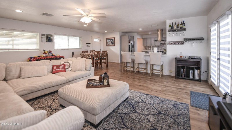 Living Room to Kitchen