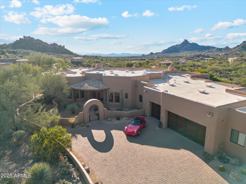 Courtyard Entrance and Garage Entrances