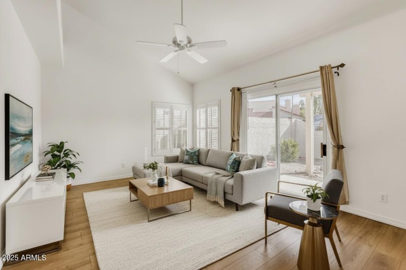 Virtual Staged Living Room