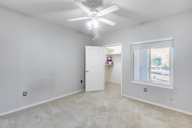 Secondary Bedroom with Walk-in Closet