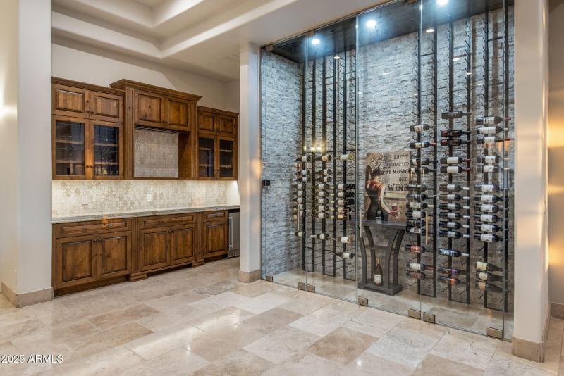 Wine Display and Bar