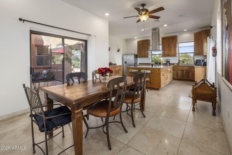 9 DINING OPENING TO KITCHEN