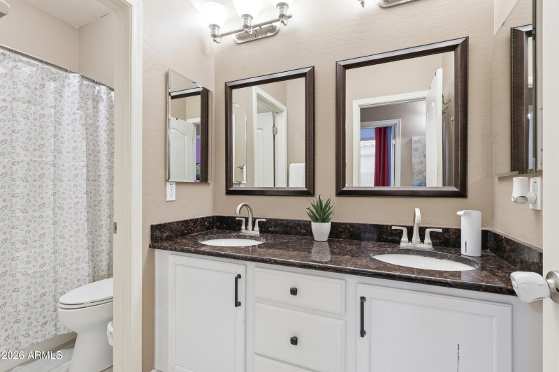 guest bath with water closet