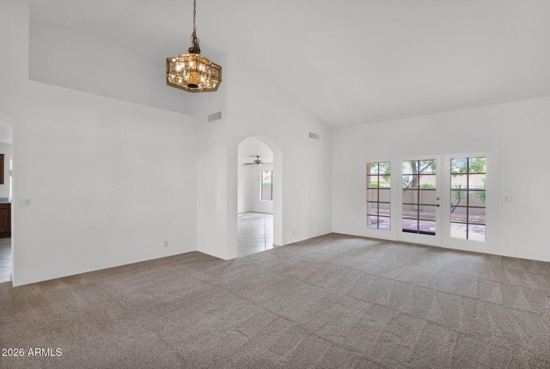 Archway into Great room