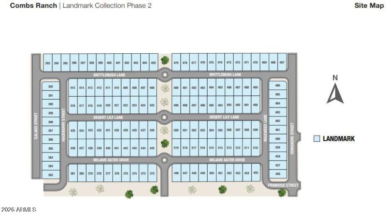 Combs Ranch Landmark - Site Map