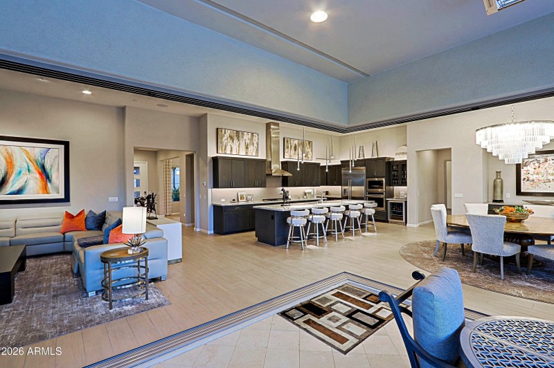 Greatroom, Kitchen and Dining