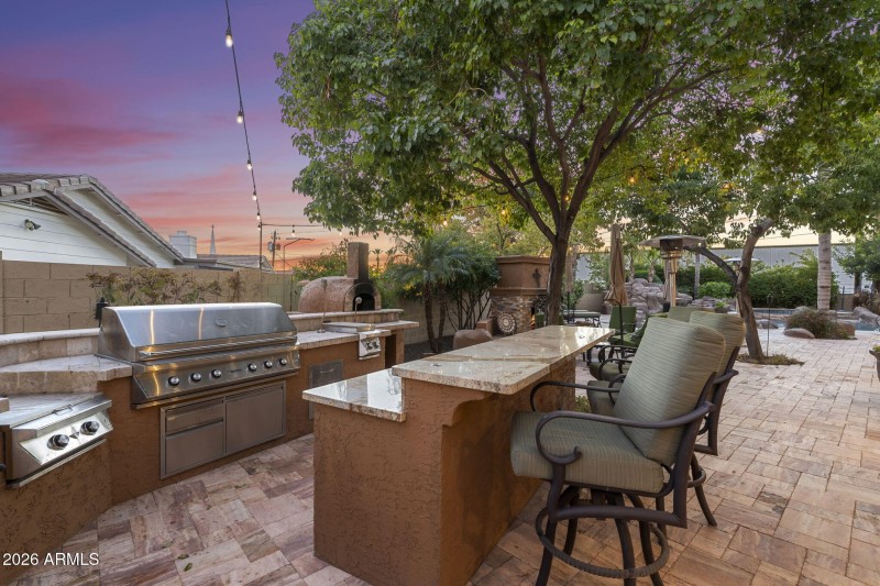 Large Outdoor Kitchen