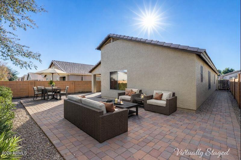 Virtually Staged Patio