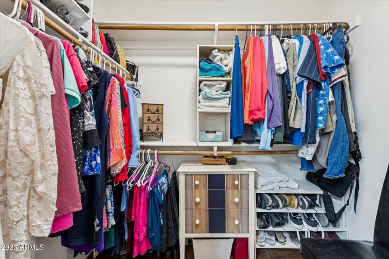 Primary walk-in closet