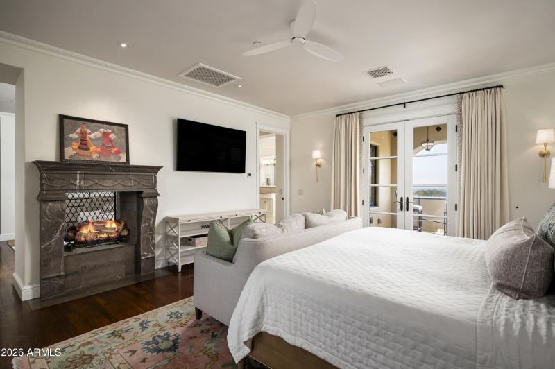 Primary Bed w/Fireplace