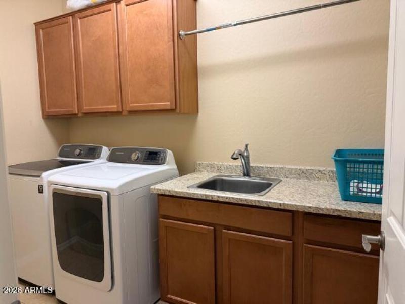 Downstairs laundry room