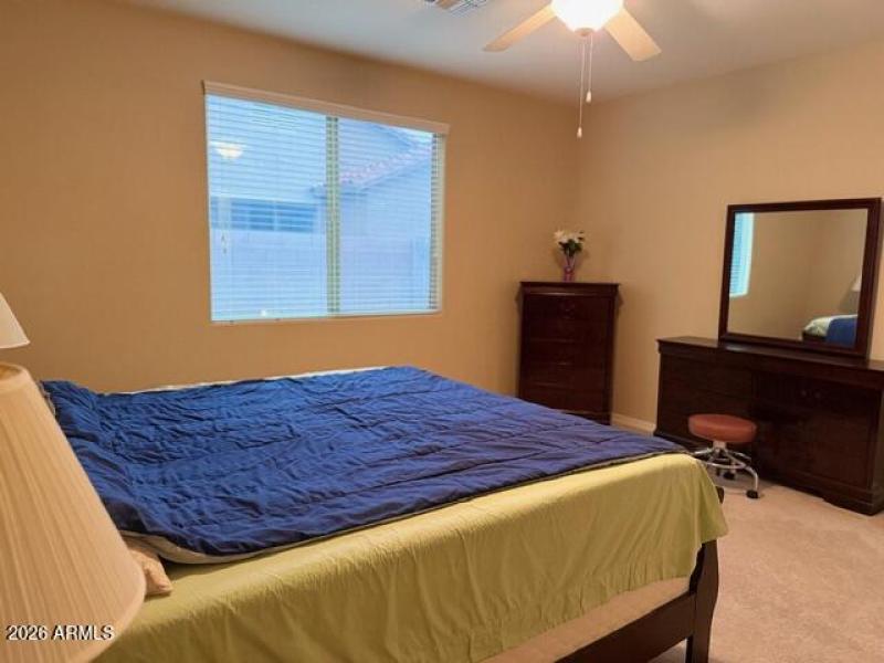 Master bedroom w/furniture