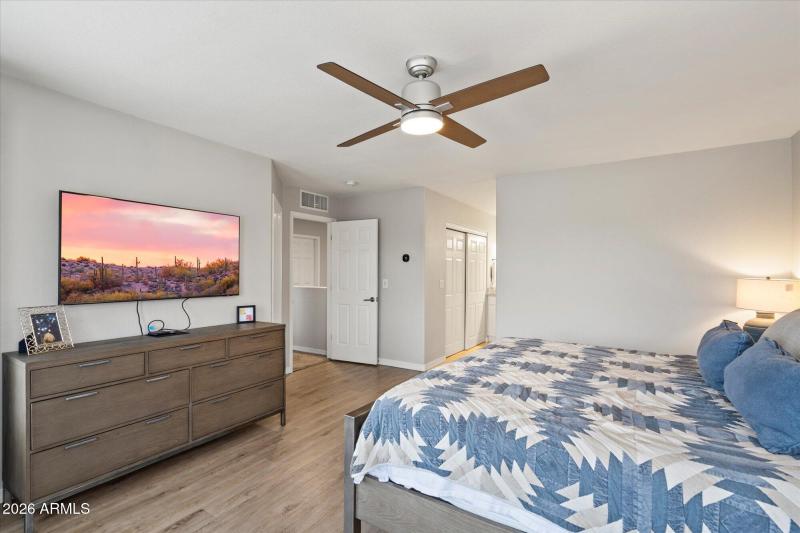 Master Suite with Walk-In Closet Access