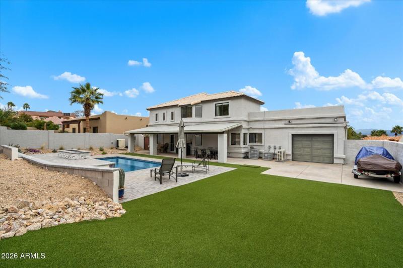 Covered Patio, Pool & Rear Garage Access