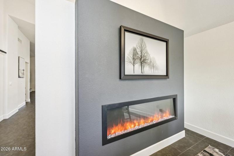 Formal Dining Electric Fireplace
