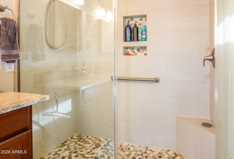 Primary bath shower was redone in 2024