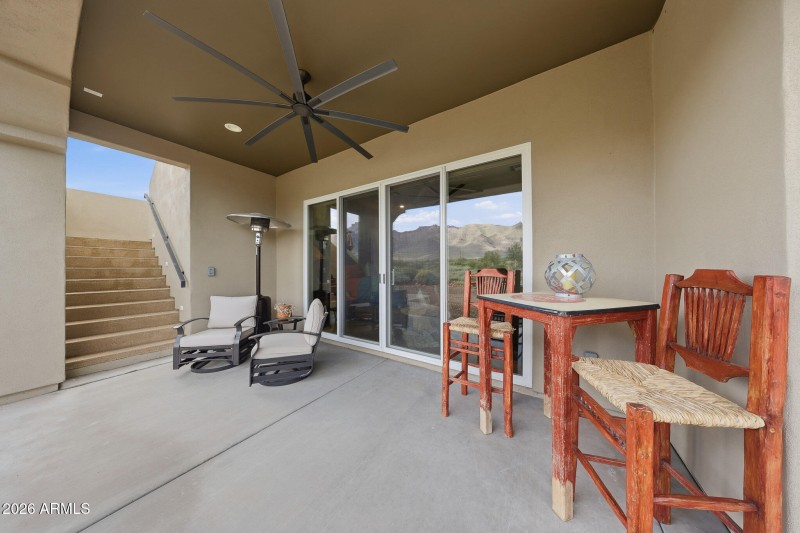 Patio Access to observation deck